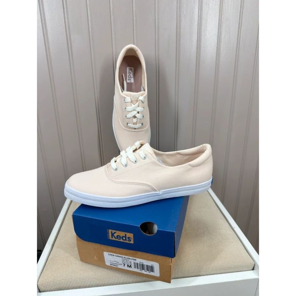 Keds Crew Canvas Blush Pink Sneakers 7M